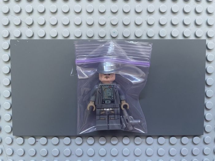 lego Star Wars sw0919 Tobias Beckett minifigure- Imperial Mudtrooper Disguise, Imperial Officer Cap