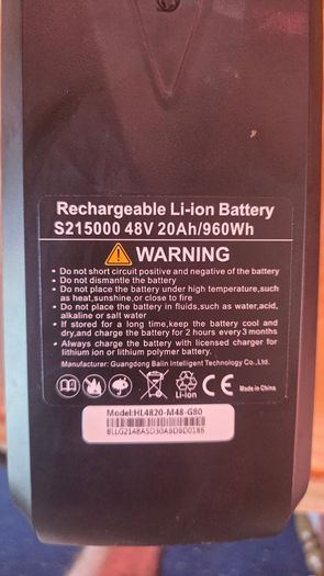 48V 20 A x2 Battery