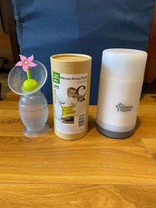 Hakaa Silicone Breast Pump+Stopper+Bottle Warmer