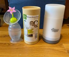 Hakaa Silicone Breast Pump+Stopper+Bottle Warmer