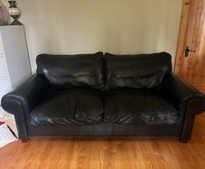 100% Real Leather Couch