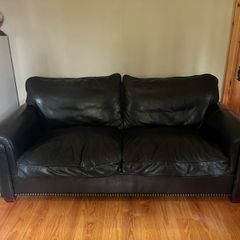 100% Real Leather Couch
