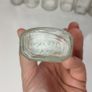 293 - Set of 8 Vintage Clear Glass Decorative Collectible Display Household Bottles Image 4