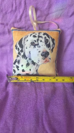 Dog hanging fabric ornament