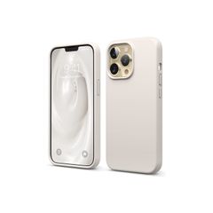 Liquid Silicone Shockproof Case For iPhone 13 Pro Luxury Soft Phone Cover Grey New - FHT7IP13PLK