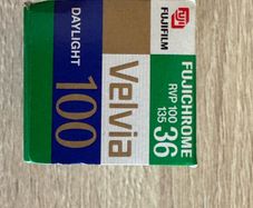 Fujichrome Daylight Velvia Professional 100 Color Reversal Film
