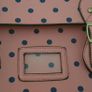 Leather LYDC Large Polka Dot Satchel Image 9