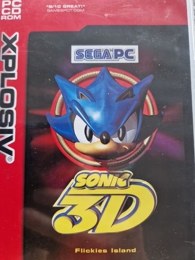 Sonic 3D Flickies Island  Sega Pc  Pc Cd Rom games Original