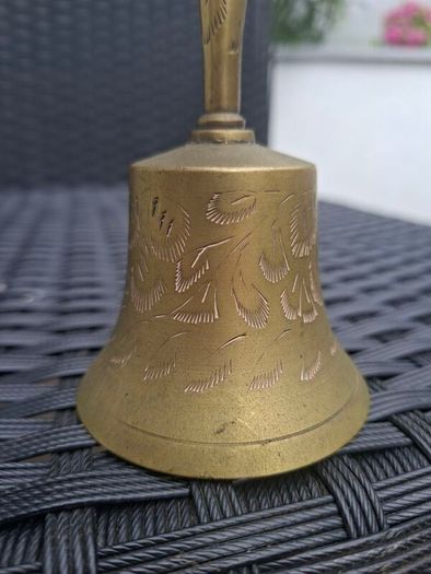 Vintage engraved Brass Bell
