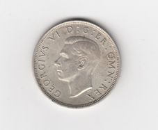 1938. Half Crown, 2/6, 50% Silver Coin ( no.431)