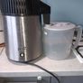 Water Distiller Plastic Collection Jug / Serving Pitcher with Grey Lid ,4 litre Image 2