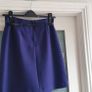 M&S A-line cobalt skirt with belt Sz 6 UK Image 8