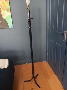 Wrought iron lamp