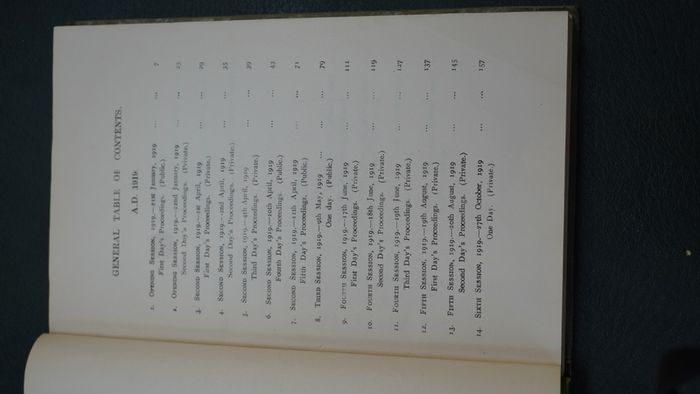Dail Eireann - Minutes of Proceedings 1919 -1921