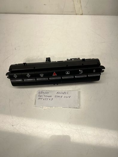 2017 Peugeot 5008 Hazard Switch Panel 10043549 A2l4b4s