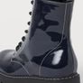 H&M Navy Biker Boots Image 2