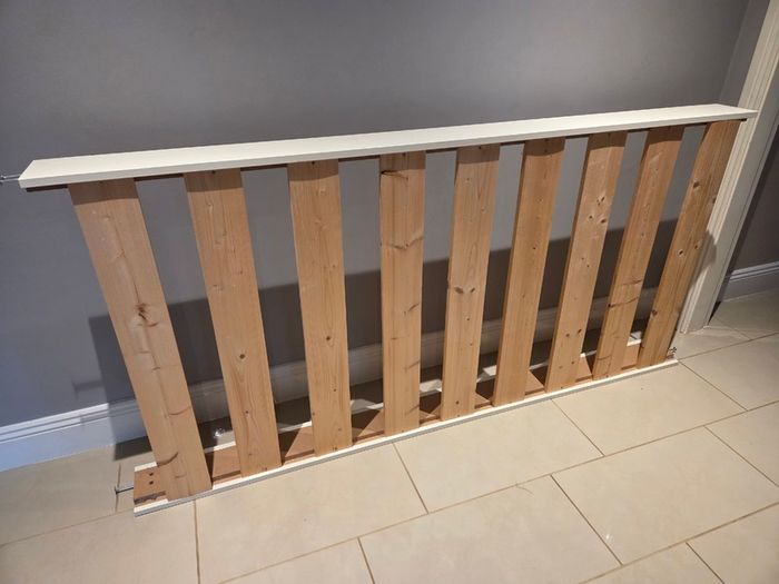 Single bed and mattress