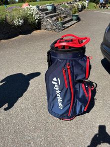 TaylorMade Pro Cart Golf Bag Navy / Red
