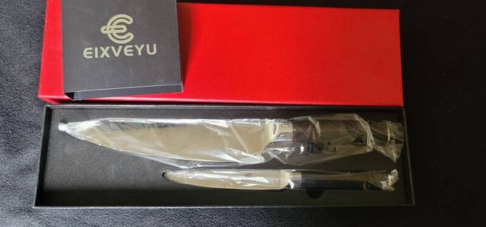 Premium EIXVEYU Professional Knife Set - 2 Pieces - Brand New