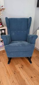 IKEA Strandmon armchair with detachable rocking chair accessory