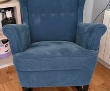 IKEA Strandmon armchair with detachable rocking chair accessory