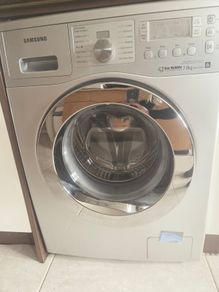Samsung Eco Bubble 7kg Washing Machine - Silver/Inox (100% Working)