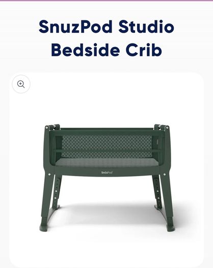 SnuzPod Studio Bedside Crib