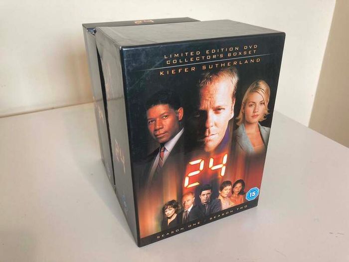 24 DVD Box Set Seasons 1 to 4 Complete | Kiefer Sutherland | VGC