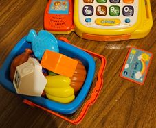a cash register for play in the store