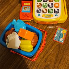 a cash register for play in the store