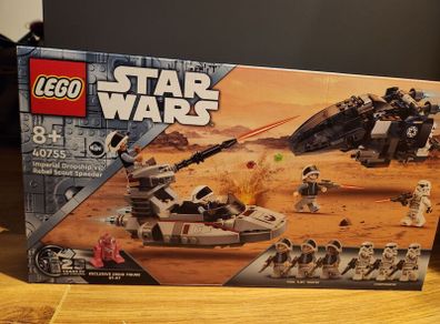 Lego Star Wars 40755 Imperial dropship vs rebel speeder