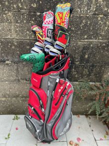 Full set of golf clubs