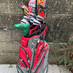 Full set of golf clubs