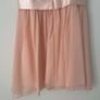 LAONA Blush Pink/Peach Lace Party Dress with Satin Bow - Size 36 Image 9