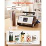 Tumbler Heat Press Machine, Max 887 mL Mug Press, Fast and Even Heating, with Tape and Gloves, Easy Temp and Time Setting, Heat Transfer for Sublimation Tumblers, Cups, Mugs, Black and White Image 2
