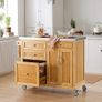 Bamboo Kitchen Island Cabinet Image 6