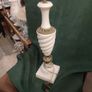 Antique marble and brass lamp Image 2