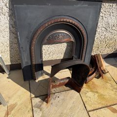 cast iron fireplace and insert