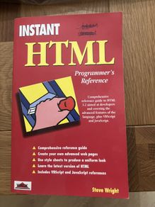 instant HTML -programmers reference - book