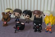 9 Funko Pop Figures