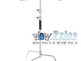 21710 Stainless Steel Heavy Duty C-Stand with Hold Arm and Grip Head