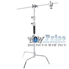 21710 Stainless Steel Heavy Duty C-Stand with Hold Arm and Grip Head
