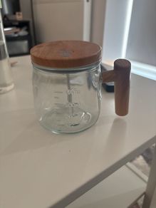 electric whisker mug
