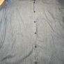 Massimo Dutti Indigo Shirt Mens Long Sleeve Shirt Size Medium Image 2