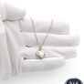 Vintage Sterling Silver Heart Locket Necklace Image 8