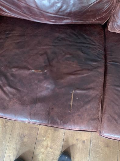 Leather sofa