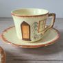 Cottage Ware Cups Saucers x2 Image 2