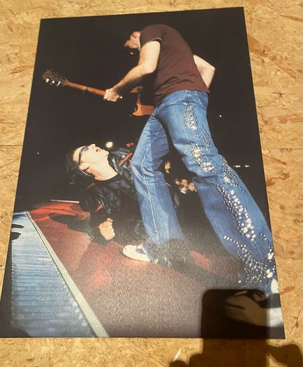 canvas of bono and the edge