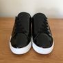 Girls Puma black patent  trainers size 2/34.5 Image 2