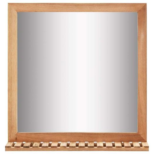 Sink Cabinet with Mirror Solid Walnut Wood